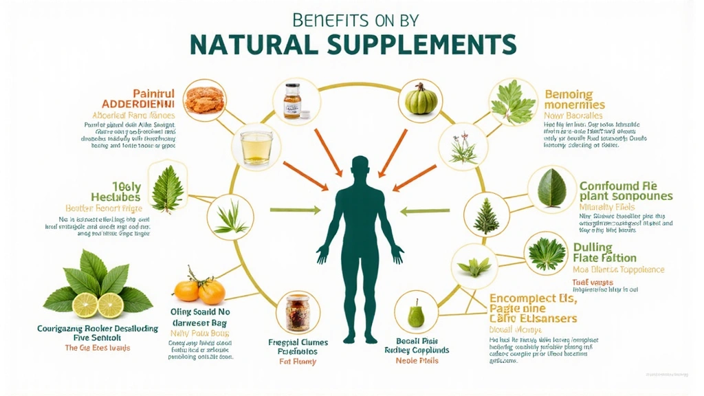 Infographic showing natural supplement benefits